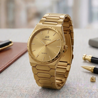 Executive Series: Classic Round Watch  Matrix Design Stainless Steel Chain