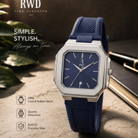 High Quality Silicone Strap Watch with Date