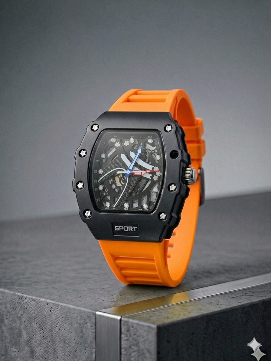 Franck Muller Vanguard-Style Sport Watch (Fiber Case)