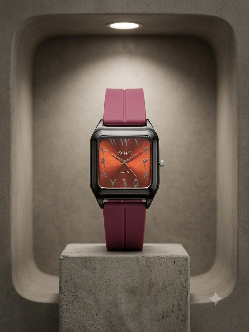 Royal Monochrome | Modern Arabic Numeral Timepiece