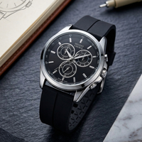 Premium Quality Watch With silicone Strap Megnate Lock