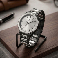 Trendy Watch Precision Crafted Hexagonal Steel Watch