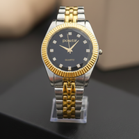Two-Tone Stainless Steel Chain Watch