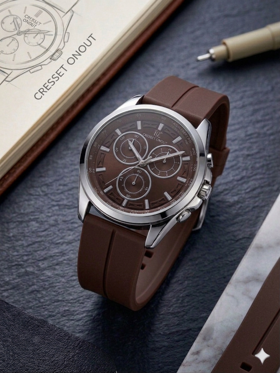 Premium Quality Watch With silicone Strap Megnate Lock