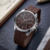 Premium Quality Watch With silicone Strap Megnate Lock