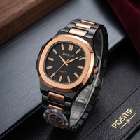 Elegance Luxury Watch – Silver Stainless Steel with Horizontally Embossed Dial