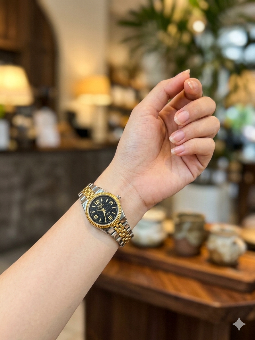 Trendy Watch For Girls Rolax Design