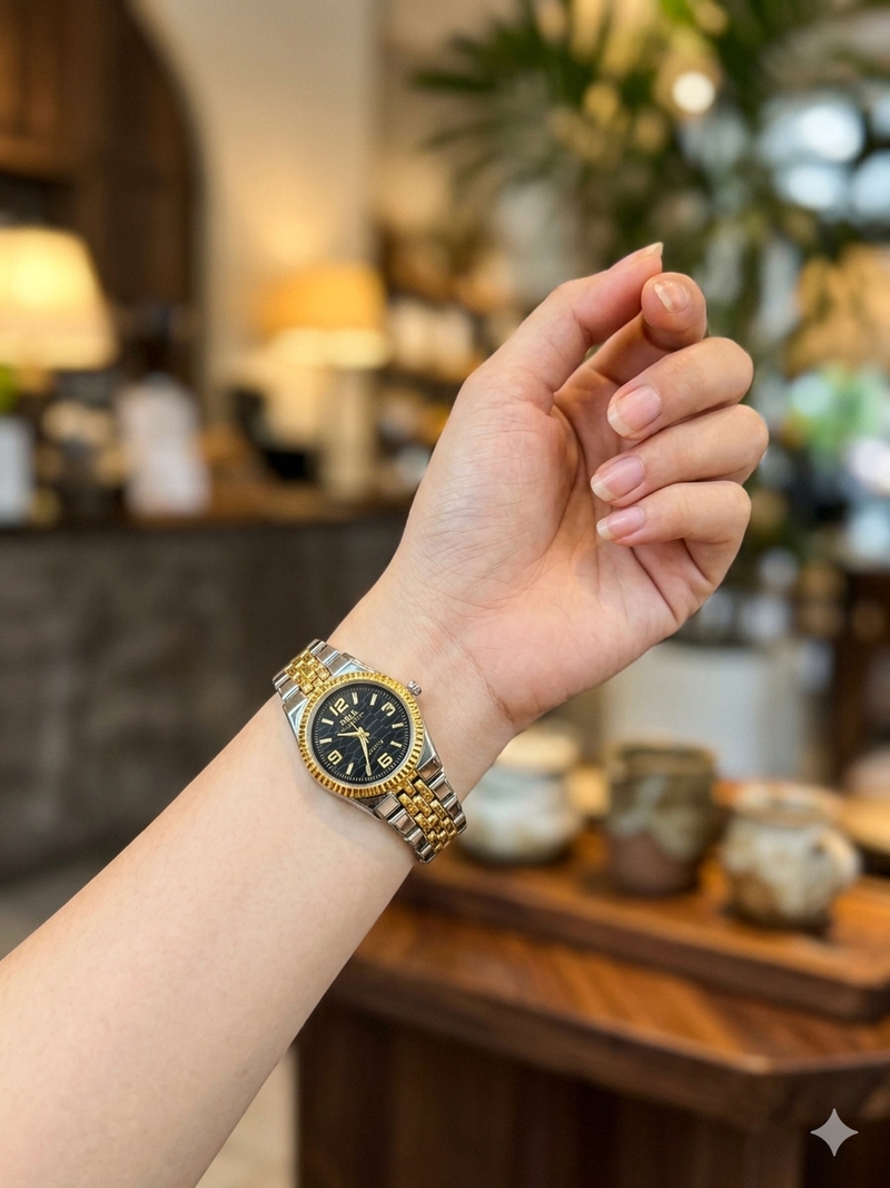 Trendy Watch For Girls Rolax Design