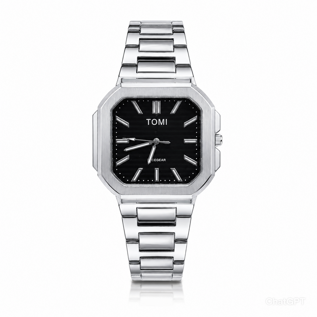 Square Dial Stainless Steel Watch – Premium Square Case Design