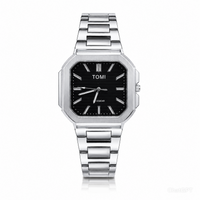 Square Dial Stainless Steel Watch – Premium Square Case Design