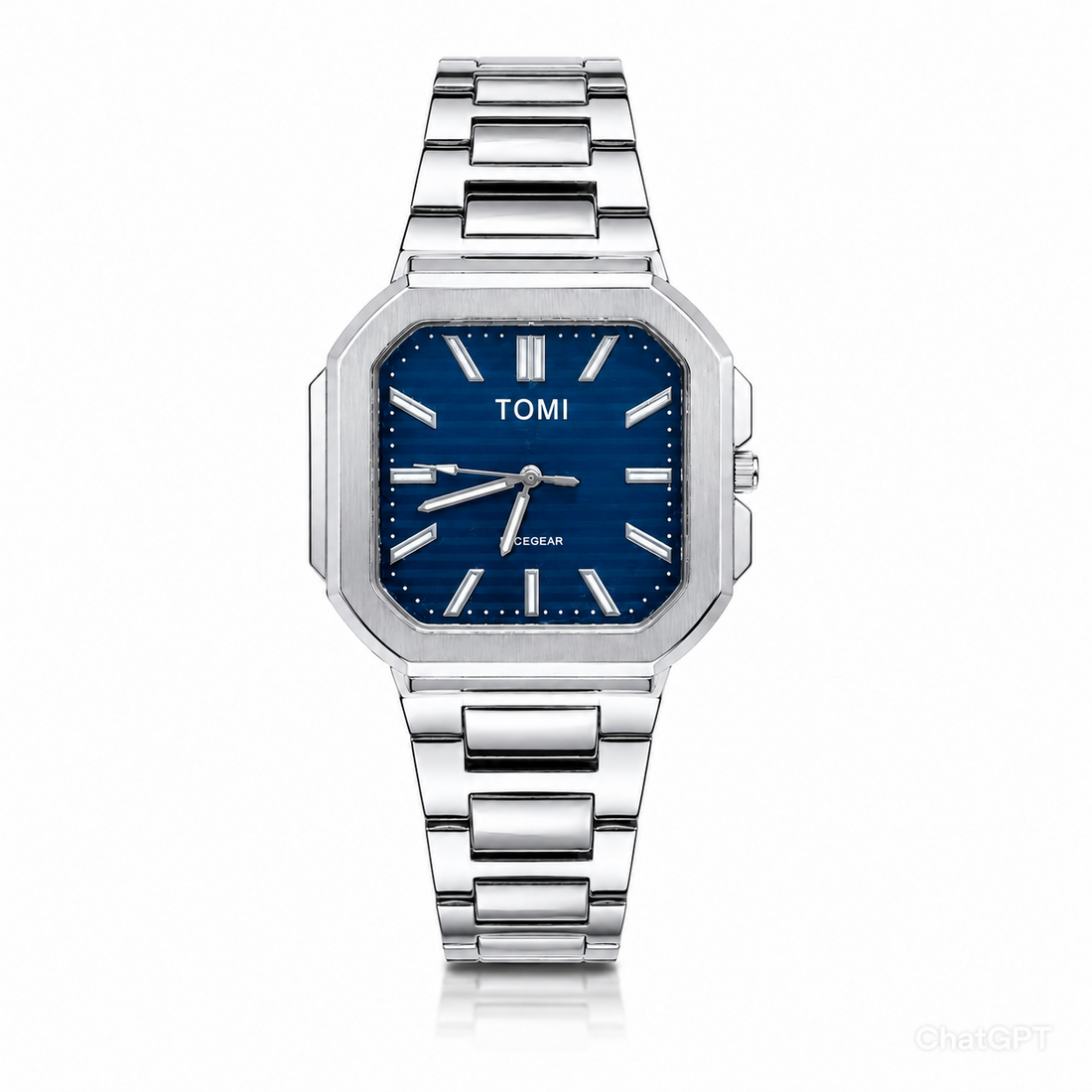 Square Dial Stainless Steel Watch – Premium Square Case Design