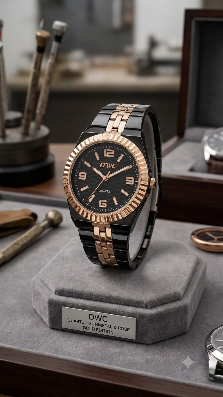 High Quality Rolex Style Watch Trendy Article In Steel Chain