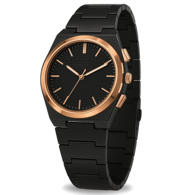 Luxury Stainless Steel Quartz Watch for Men