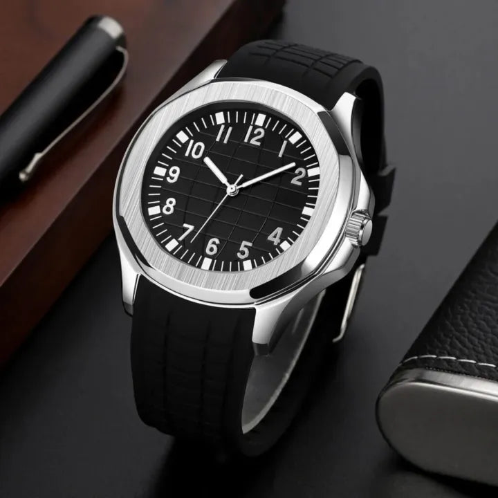Elegant Stainless Steel Dress Watch