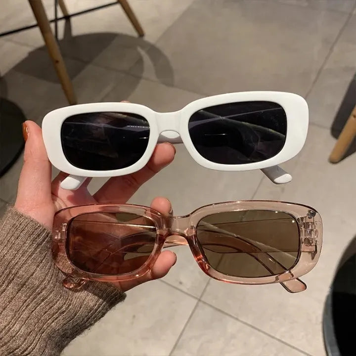 Classic Rectangle Frame UV400 Sunglasses