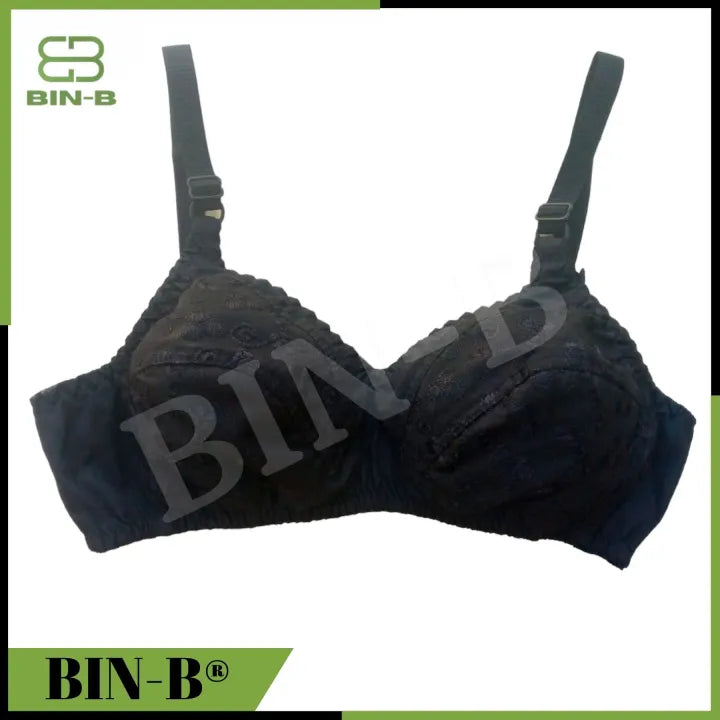 Pack Of 4 Chikan Embroidered Cotton Bra for Women