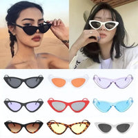 Cat Eye Triangle Frame Retro Sunglasses