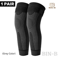 1 Pair Thermal Leg Warmers – Unisex Winter Knee High Sleeves
