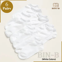 Pack of 6 Pairs Ankle Socks for Men & Women