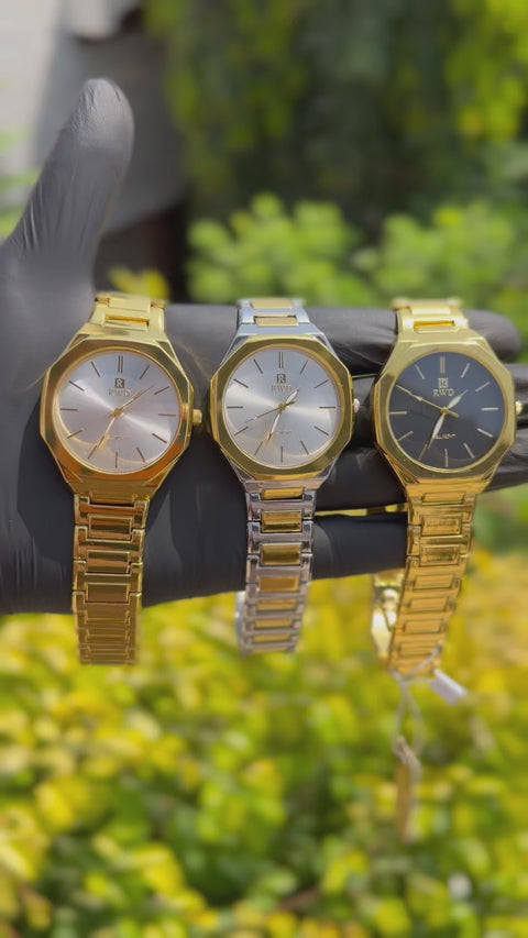 Trendy Watch Precision Crafted Hexagonal Steel Watch