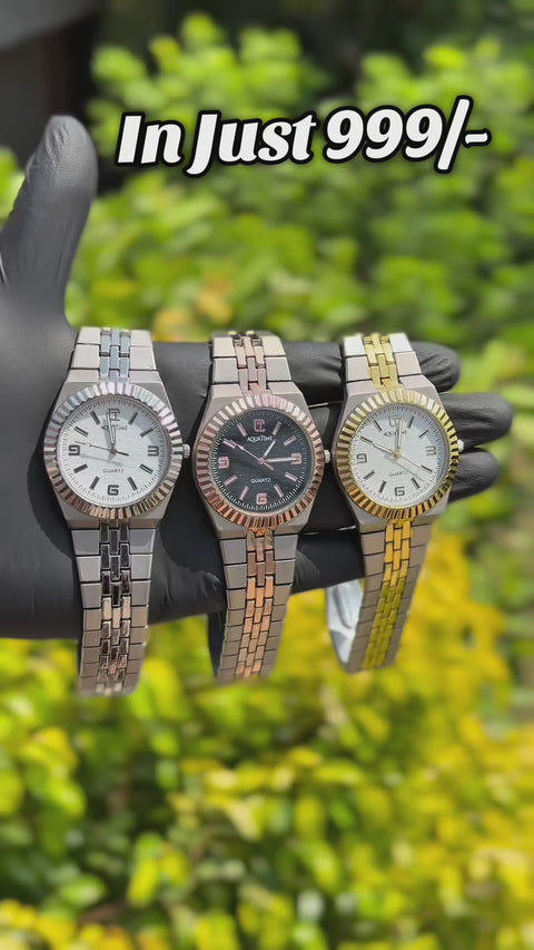 High Quality Rolex Style Watch Trendy Article In Steel Chain
