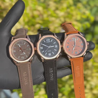 Trendy Watch For Mens With Sweat Leather Strap