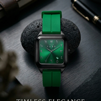 Royal Monochrome In Date | Modern Arabic Numeral Timepiece With Date